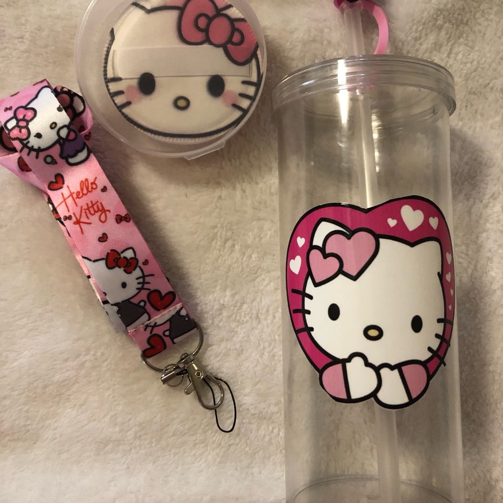 Bundle ♥️Hello Kitty Pink and White Lanyard